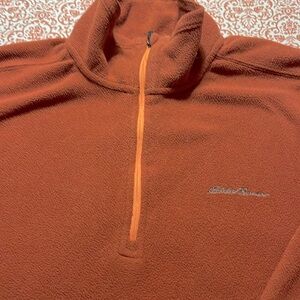 Men’s …. Eddie Bauer polartec fleexe half zip..beautiful and warm
